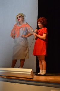 Entertainers dressed us as their 'Annie' characters.