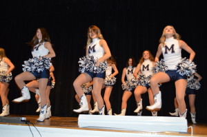 The Marlow Outlaw Bootlegger dance team performed a line dance.